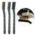 thumbnail image 1 of 3D Printer Accessory, Wire Brush Kit, Practical Multi-purpose 3 Pcs Dust Rust Cleaning Brass Steel Nylon For Applicable To All 3D Printer Nozzle Hot Bed, 1 of 8
