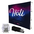 thumbnail image 2 of H-E 10ft Tension Fabric Pop Up Display Backdrop Stand Trade Show Exhibition Booth and Walls (Frame Only), 2 of 7