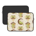 thumbnail image 3 of Bingfone Frogs Laptop Sleeve Case 15 Inch, 360° Protective Computer Carrying Bag, 3 of 9
