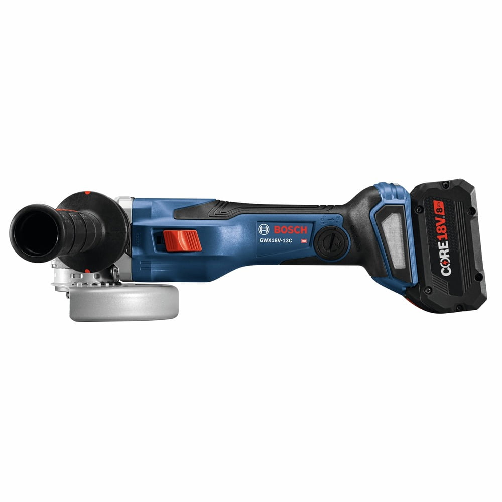 Restored Premium Bosch GWX18V13CB14RT PROFACTOR 18V Spitfire XLOCK ConnectedReady 5 6 in. Cordless Angle Grinder Kit with Slide Switch (8.0 Ah) (Refurbished)