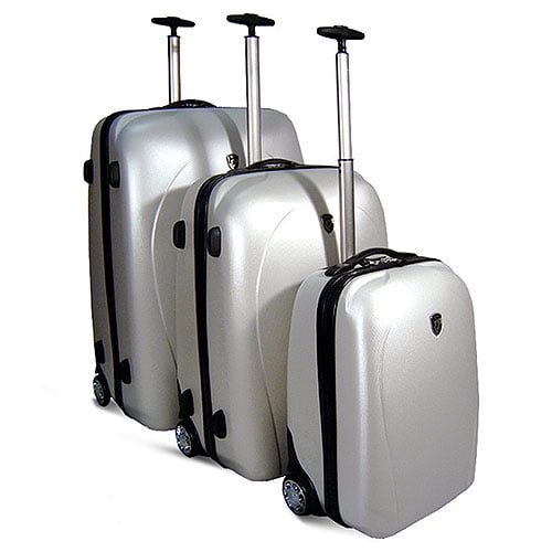 Heys XCaseXL 3Piece Luggage Set, Silver