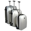 Heys- XCase-XL 3-Piece Luggage Set, Silver