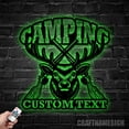 thumbnail image 3 of Craftnamesign Custom Deer Hunting Metal Wall Art LED Light, Personalized Hunter Name Sign, 3 of 5