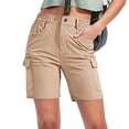 thumbnail image 5 of Jerdar Women's Hiking Cargo Shorts Quick Dry Lightweight for Outdoor Golf Fishing Outdoor Casual with Multi Pockets S, 5 of 8