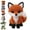 Fox, variant on PLPPYFS Tiny 3D Beaded Animal DIY Kit, Cute Animal Beading Craft Set, DIY Bead Embroidery Kit, 3D Animal Themed Beadwork Kit for Beginners & Craft Enthusiasts (Raccoon)