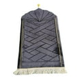 thumbnail image 2 of Portable Soft Muslim Carpet Area Rugs Eid Wedding Birthday Rug Collectibles Praying Prayer Present Black, 2 of 9