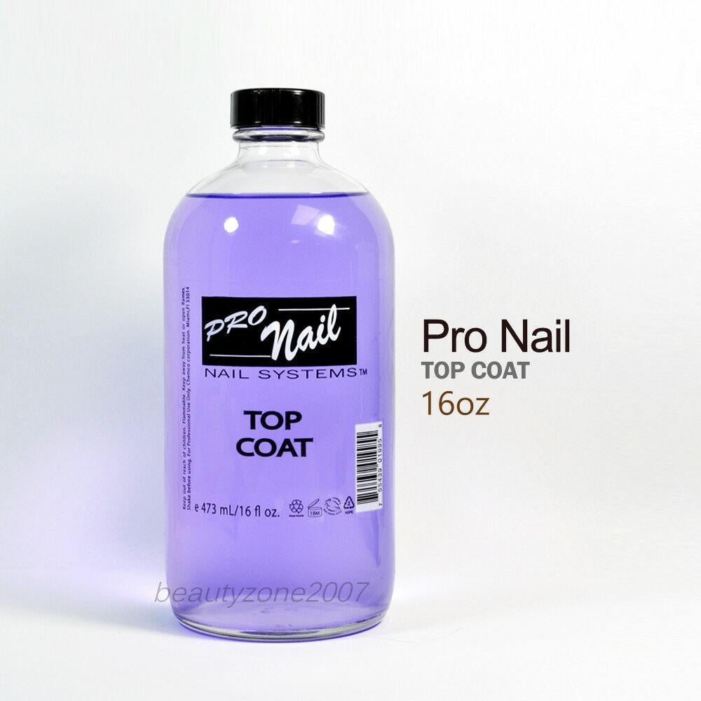 Pro Nail Nail Polish Top Coat 16oz / 473ml