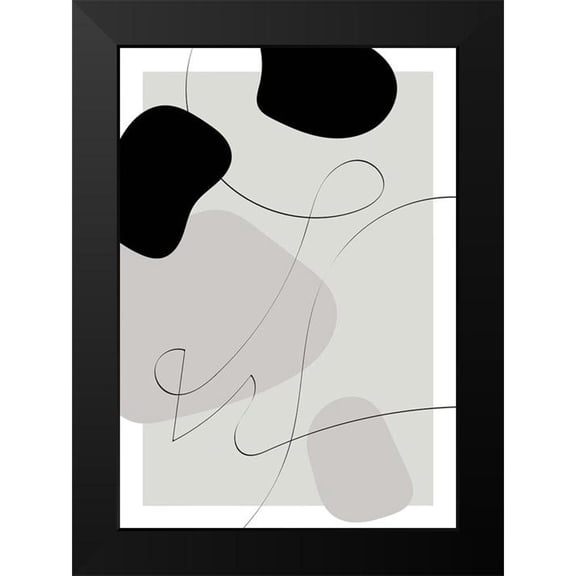 Artographie Studio 11x14 Black Modern Framed Museum Art Print Titled - Shapes Autograph