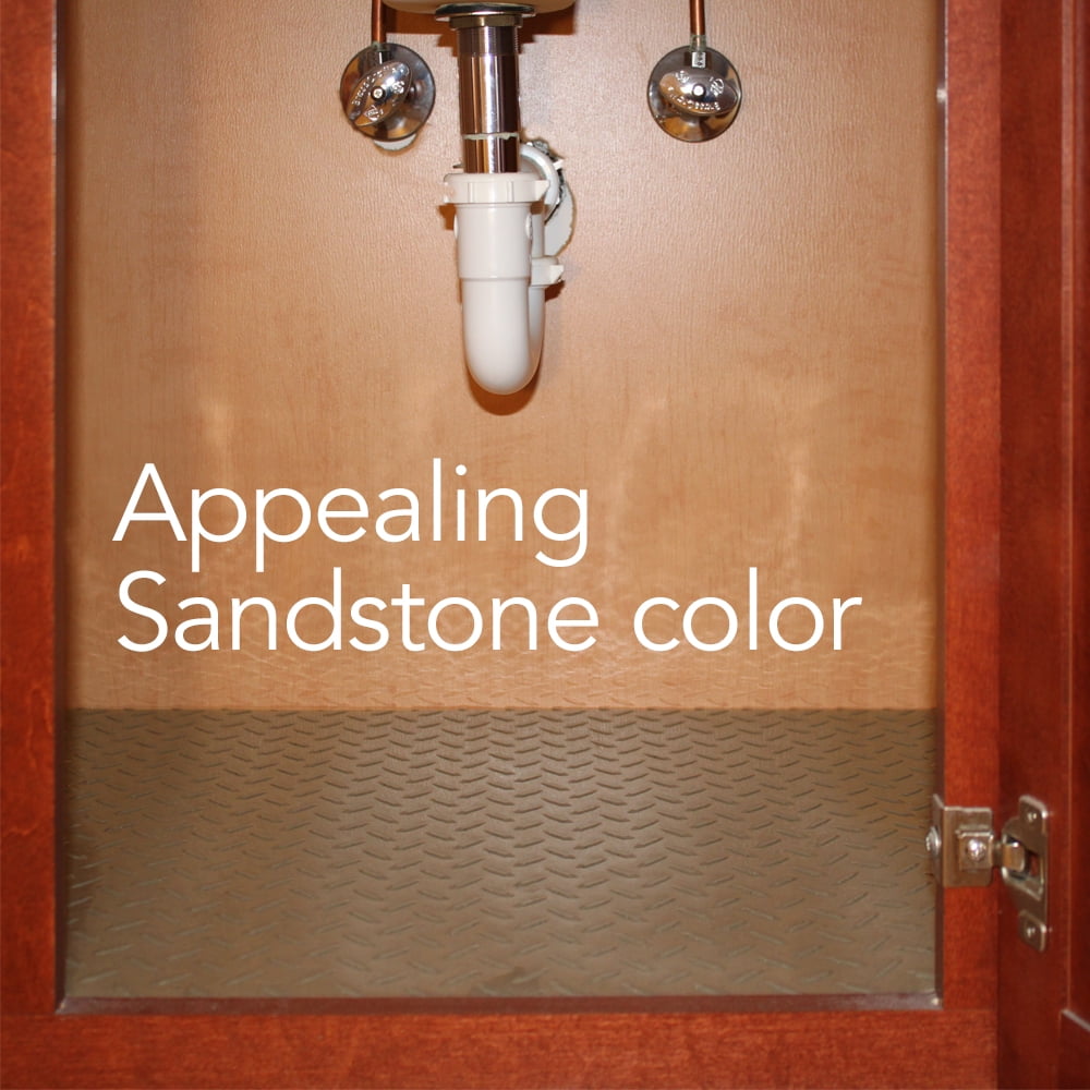 Resilia Premium Under Sink Mats - 24" x 48", Sandstone