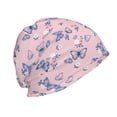 thumbnail image 3 of Xecao Butterfly Print Knit Hat,Winter Beanie for Men Women, Beanie Soft Warm Ski Stocking Cuffed Cap, 3 of 7