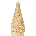 thumbnail image 3 of 4-Count White and Gold Glitter Ombre Finial Shatterproof Christmas Ornaments, 8.3", by Holiday Time, 3 of 5