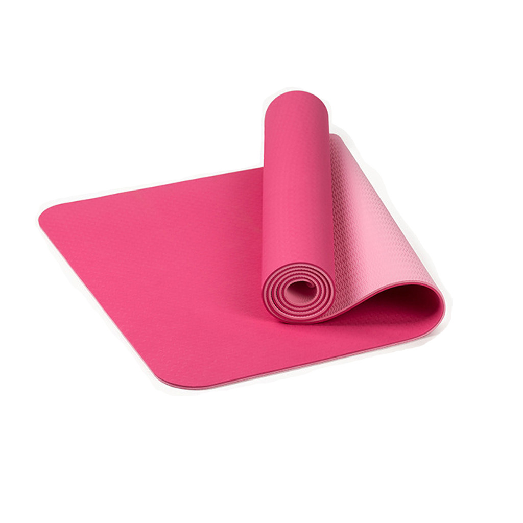 non plastic yoga mat