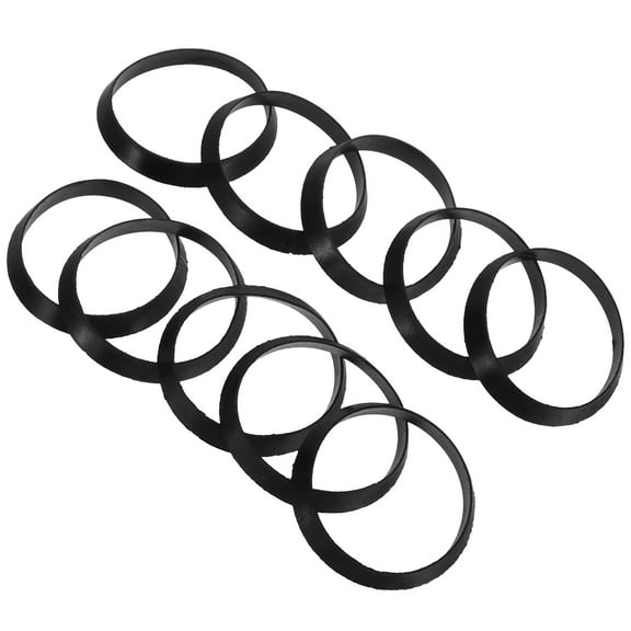 MLINS 10 Pcs Rubber Sealing Ring For Kitchen Sink Cone Seal Ring For Plumbing Bathroom Plug Seal Heat And Oil Resistant Ideal For Home Repairs