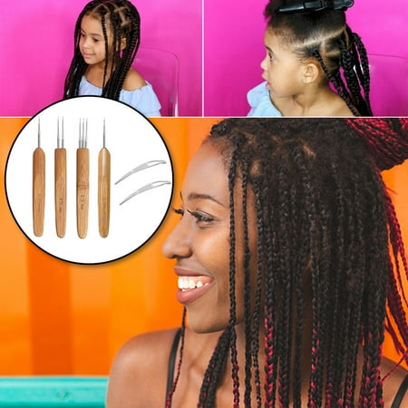 

2023 Summer Savings! WJSXC Home and Kitchen Clearance 6pcs 4 Hair Extensions Crochet Weaving Needles 2 Dreadlocks