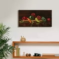 thumbnail image 5 of Epic Graffiti 'Green And Red Peppers' by Christopher Pierce, Canvas Wall Art, 24"x12", 5 of 8