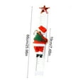 thumbnail image 3 of Christmas Ladder Climbing Santas – Cute Fireplace Decor, Santa Claus with Music and Lights, Ideal for Festive Mood, 66x19cm, Perfect Holiday Decoration for Home and Office, 3 of 5