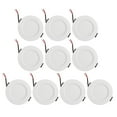 thumbnail image 2 of 10 pcs Led Recessed Down Light White Flush Mount Ceiling Light Spotlight Indoor Ceiling Led Living Room Lamp For Home Lighting, 2 of 8
