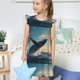 Zufioo Dancing Whale Girls Nightgowns Toddler Girl Pajamas Soft & Cute