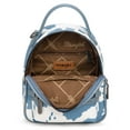 thumbnail image 4 of Wrangler Mini Backpack Cute Cow Print Backpack Purse for Women, Blue, 4 of 7