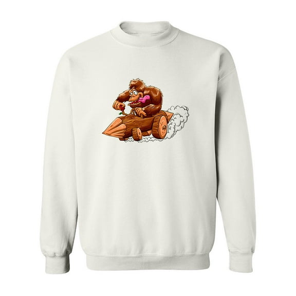 Bigfoot Facing Sweatshirt Men -Image by Shutterstock, Male XX-Large