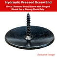 thumbnail image 3 of 50 Pack- 1.25 Inch  Iron Clavos Decorative Screws Black Forged Hammered Screw Antique Forged Finish by Sidco Supply, 3 of 5