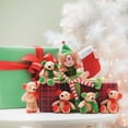 thumbnail image 2 of Mini Holiday Plush Bears - Party Favors - 12 Pieces, 2 of 2
