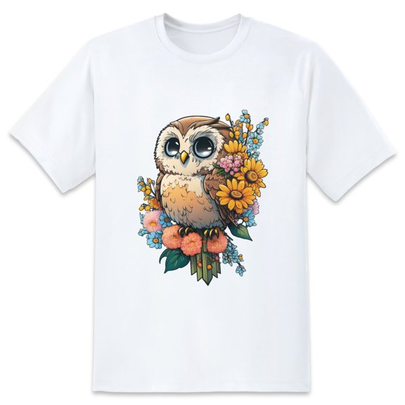 Men's Graphic TeeOwl (12) Letter Print T-Shirts Round Neck Short Sleeves Sizes XS-5XL Summer Daily Casual Tops
