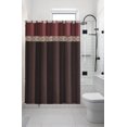 thumbnail image 2 of 13pc DYNASTY  Hotel Desing Collection Bathroom Shower Curtain 70" X 72" With 12 Cover Hooks, 2 of 4