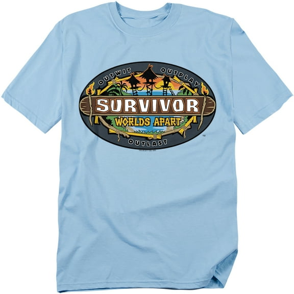 Survivor Worlds Apart Logo Officially Licensed Adult T-Shirt M