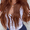 Auburn, variant on Jademall 26 inch Long Wavy Wig for Women, Synthetic Curly Hair with Lace Front, Heat Resistant Fiber, Center Parting & Bangs - Perfect for Daily Wear, Parties, and Dancing - Black Brown