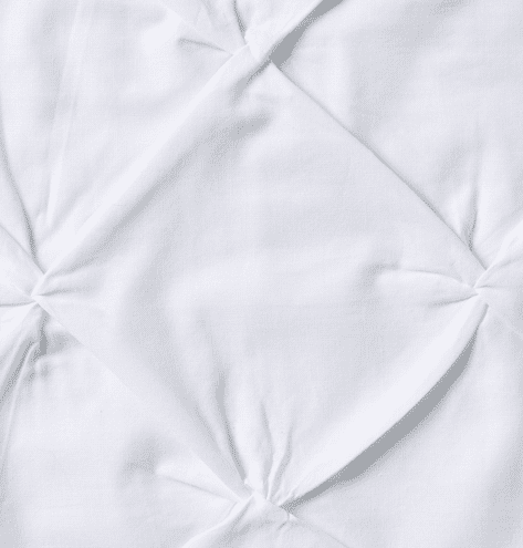 Better Homes & Gardens 2-Piece Arctic White Pintuck Comforter Set, Twin/Twin-XL