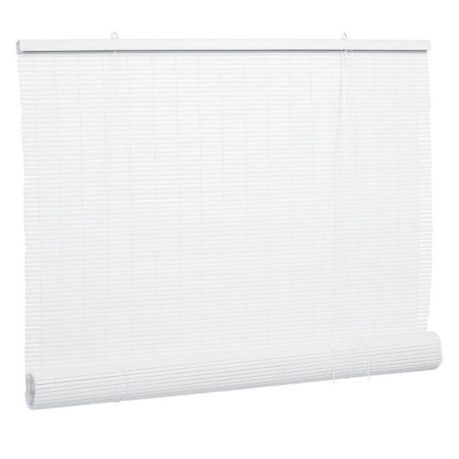 48 x 72 in. PVC Roll Up Blind, White