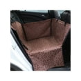 thumbnail image 3 of 1pc Foldable & Portable Waterproof Car Pet Hanging Bag, 3d Double Layer Pet Car Mat, Back Row Single Seat Dog Car Seat Protective Cover, Dog & Cat Mob, 3 of 4