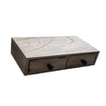 thumbnail image 1 of Luzkey Coffee Bar Drawer Organizer Tea Set Storage Box Cabinet Dining Table Coffee Machine Base Support Stand for Home Gift Supplies Wood Grain Color, 1 of 8