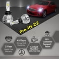 thumbnail image 5 of LASFIT Custom D2S D2R LED Headlight Bulbs for Nissan Infinite Subaru Mazda HID to LED Headlight Bulb Conversion Kits, Plug & Play, 2Yrs Warranty Fits select: 2007-2014 NISSAN ALTIMA, 5 of 8