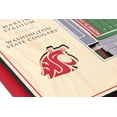 thumbnail image 4 of YouTheFan NCAA Washington State Cougars 5 Layer Stadiumview Wall Art, 4 of 5