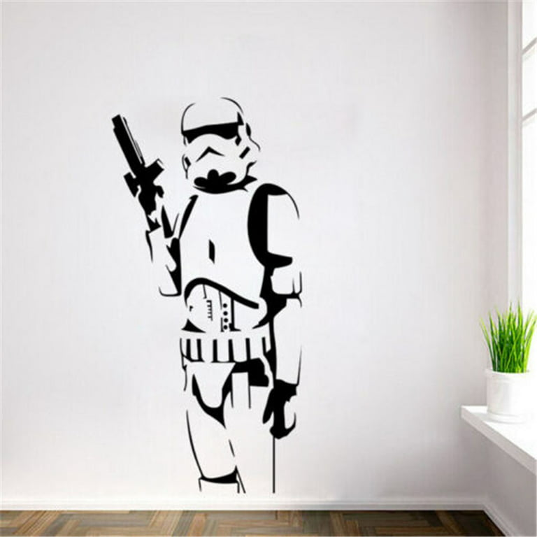 BrilliantMe Star Wars Sticker Décor Stormtrooper Bedroom Decal DIY Kids Wall Vinyl
