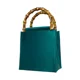 thumbnail image 2 of Bolso de mano cuadrado de terciopelo satinado de seda de colores Hai, bolso de mano de moda para mujer, bolso de hombro, bolso cruzado, bolso para teléfono, lápiz labial, monedero, 2 of 5