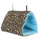 thumbnail image 2 of Hamaca suave para pájaros, cama, casa cálida para mascotas, nidos colgantes, tienda, cabaña, jaula, almohadilla para invierno, estampado Animal, 2 of 8
