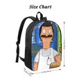 thumbnail image 2 of Bob'S Burgers Backpack, Large Capacity 17 Inch Laptop Backpack, Durable Casual Daypack, Water Resistant, 17.3x12.2x5.5 Inch, 2 of 8