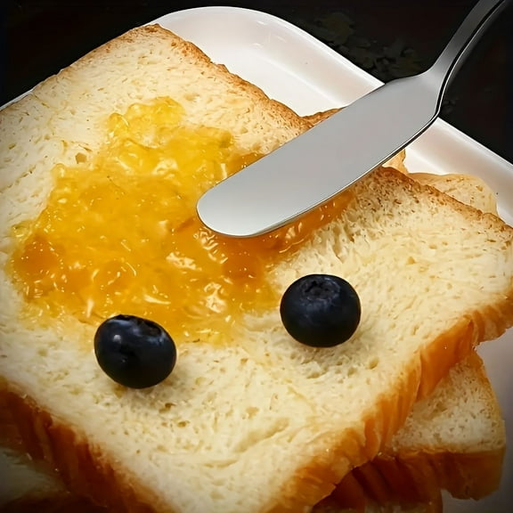 4-Piece Stainless Steel Spreader Set – Elegant Butter, Cheese & Jam Knives with Comfortable Handles and Rust-Resistant Blades for Home or Parties