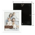 thumbnail image 3 of Prinz Dakota 8 x 10-inch White Wood Picture Frame for Tabletop or Wall Display, 3 of 5