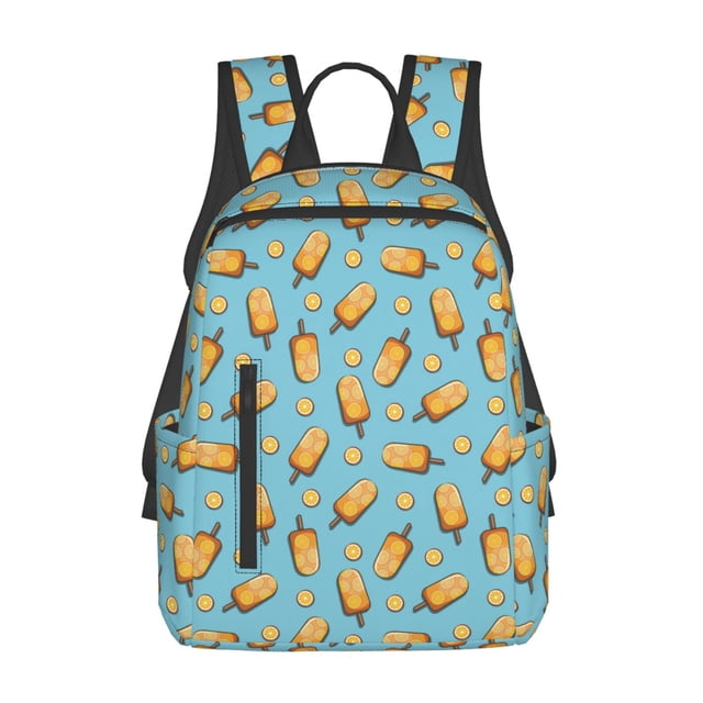 Balery Lemon Ice Cream Mochila ligera para hombre y mujer: duradera e impermeable, ideal para la escuela, el trabajo, viajes y uso diario.