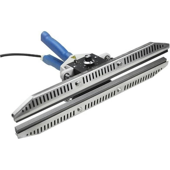 GXCZ Mobile Hand Pressure Sealing Packaging Machine, Hand Held Crimp Sealer For Mylar Bag - Portable Heat Crimper Sealer With Temperature Control For Foil, Cellophane, Kraft Paper, BOPP Bag(300mm)