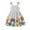 R/4266White, variant on Vividxx Girls Dresses Summer Casual Sleeveless Bowknot Strap Floral Print Dress For Toddler Kids Age 2-7 Playground School Outdoor Daily Wear O-Neck Trendy Sundress