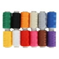 thumbnail image 4 of ANGGREK Fil Coloré, Ensemble de 12 Pcs Fil à Coudre Coloré Outils de Broderie en Polyester Fournitures de Tricotage Fait Main, Fil à Coudre en Polyester, 4 of 8