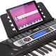 thumbnail image 4 of RockJam Piano con teclado de 54 teclas con fuente de alimentación, atril para partituras, pegatinas para notas de piano y lecciones de piano simples, 4 of 5