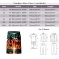 CHANGMOO Big And Tall Swim Trunks For Men Print Board Elastic Waist