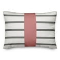 thumbnail image 2 of Creative Products Mirrored Stripes Pink 14 x 20 Indoor / Outdoor Pillow, 2 of 3