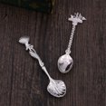 thumbnail image 6 of THLKIF Vintage Royal Style Carved Coffee Spoons, Antique Teaspoon Dessert Spoons, Mini Tableware for Ice Cream, Decorative Spoons for Cafe, Kitchen, Dining Bar, 5PCS Silver ﻿, 6 of 9